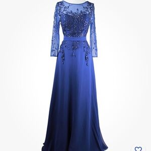 Women’s formal mother of bride evening prom dress